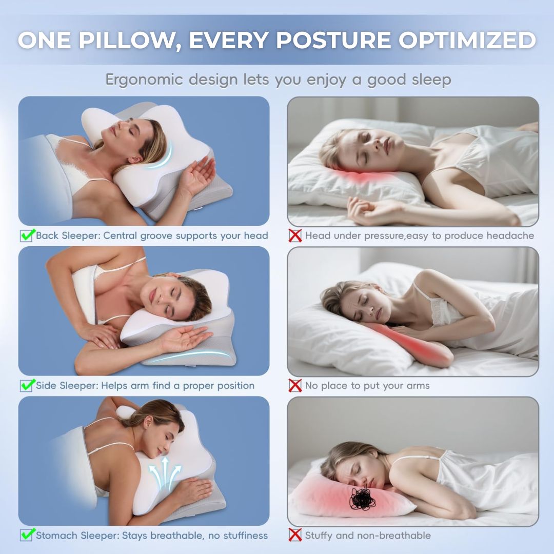 Slumblr® Contour Pillows 2.0: Elevated & Enhanced Thickness
