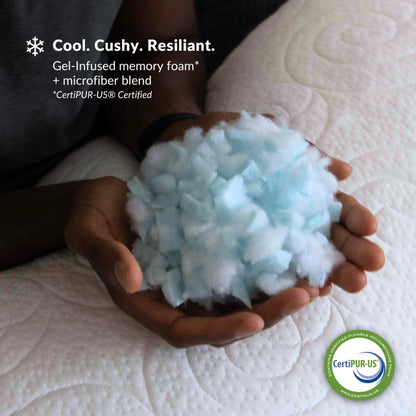 Slumblr® Cooling Bamboo Shredded Pillow