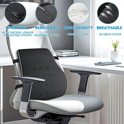 Slumblr®  Lumbar Support Pillow for Back Pain Relief