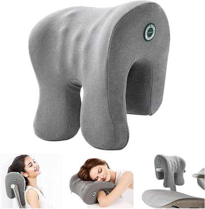 Headrest Office Chair Neck Pillow Ergonomic Memory Foam Desk Pillow for Napping, Headrest Attachment for Office Chair,Neck Support Pillow Chair for Car, Office, Gaming