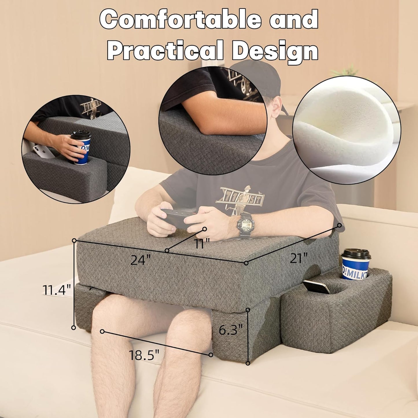 Slumblr® Reading Pillow Lap Desk