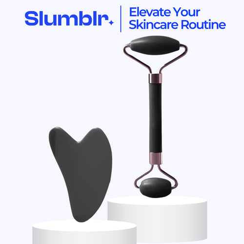 Slumblr® Gua Sha + Jade Roller Set