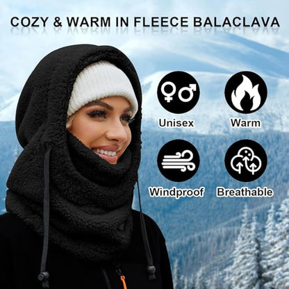 Slumblr® Winter Fleece-lined Hooded Beanie Scarf