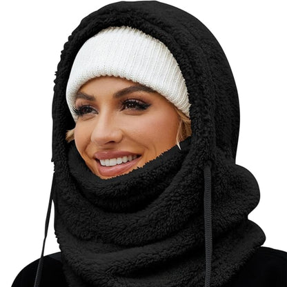 Slumblr® Winter Fleece-lined Hooded Beanie Scarf