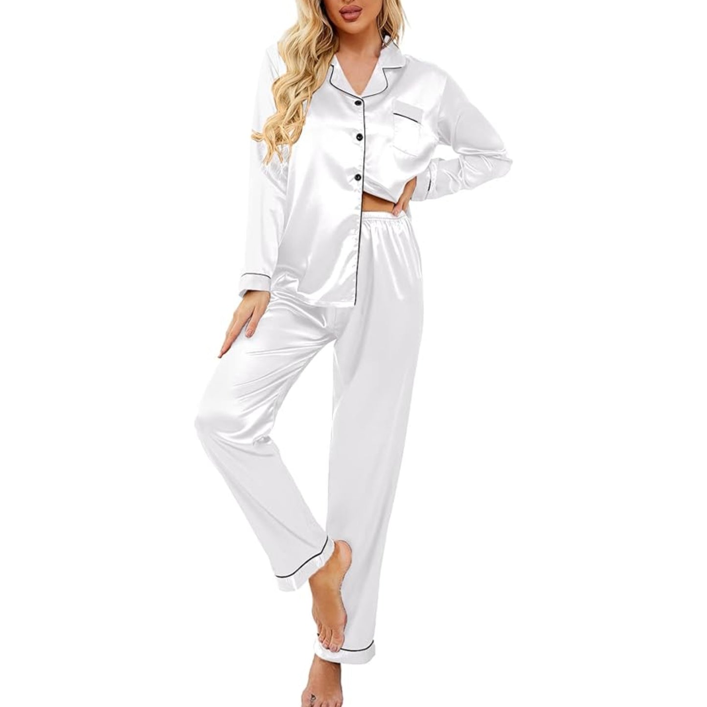 Slumblr® Silk Satin Pajama Set