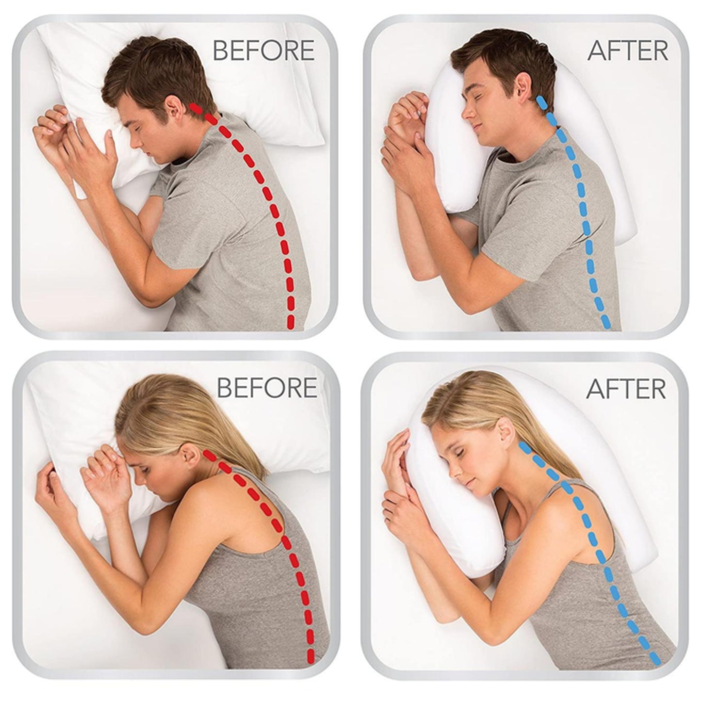 Slumblr® U-Shape Contour Pillow