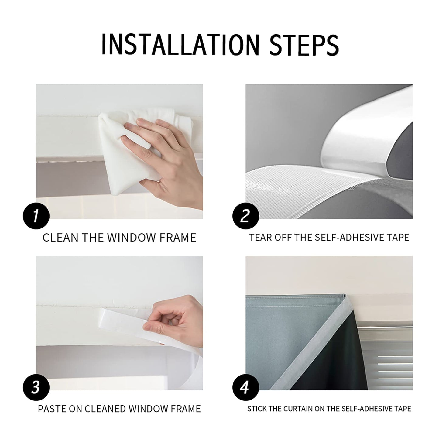 Slumblr® Portable Blackout Sunshade Curtains