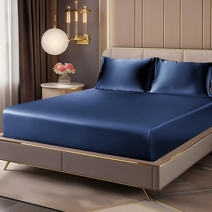 Slumblr® Luxury Satin Fitted Sheet Set
