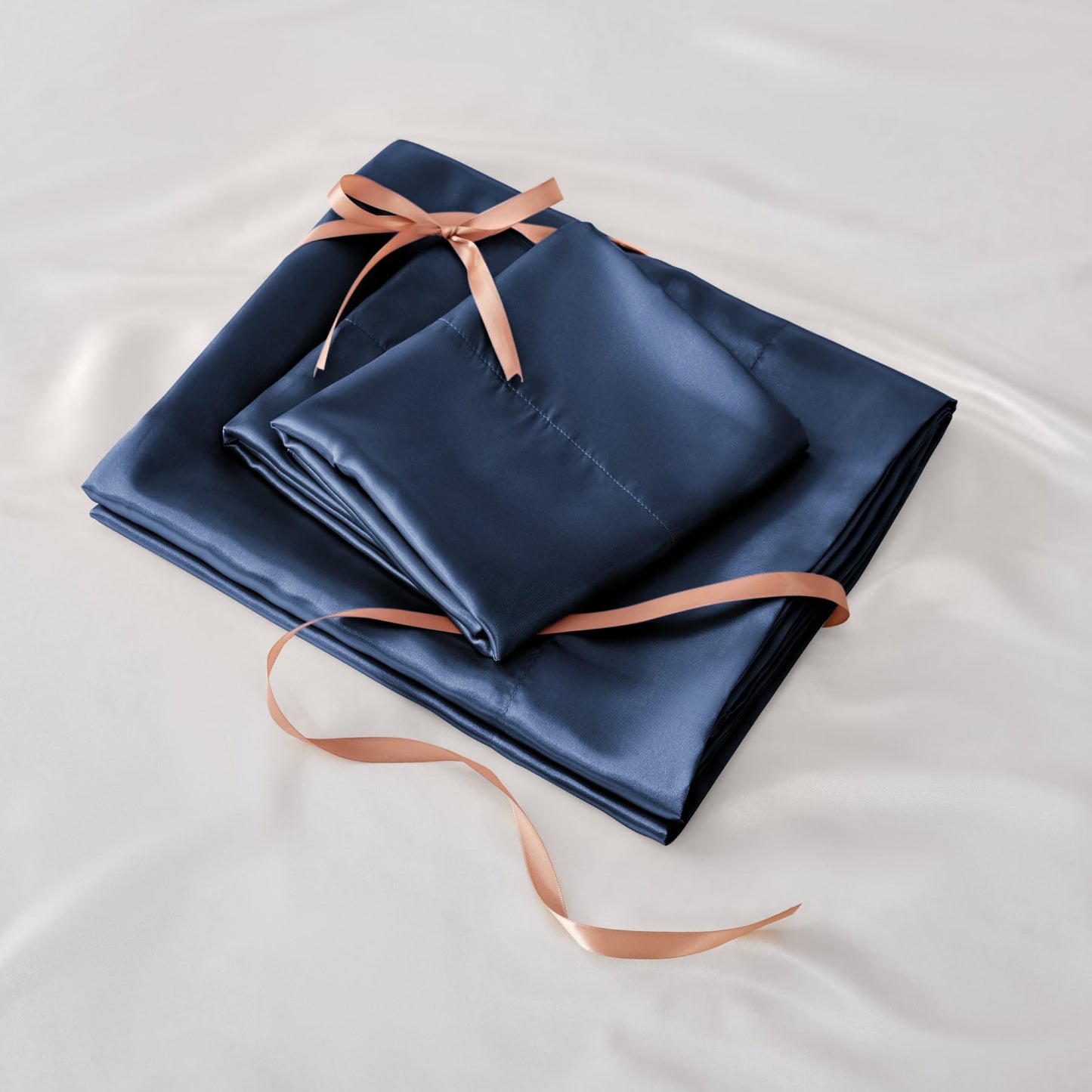 Slumblr® Luxury Satin Fitted Sheet Set