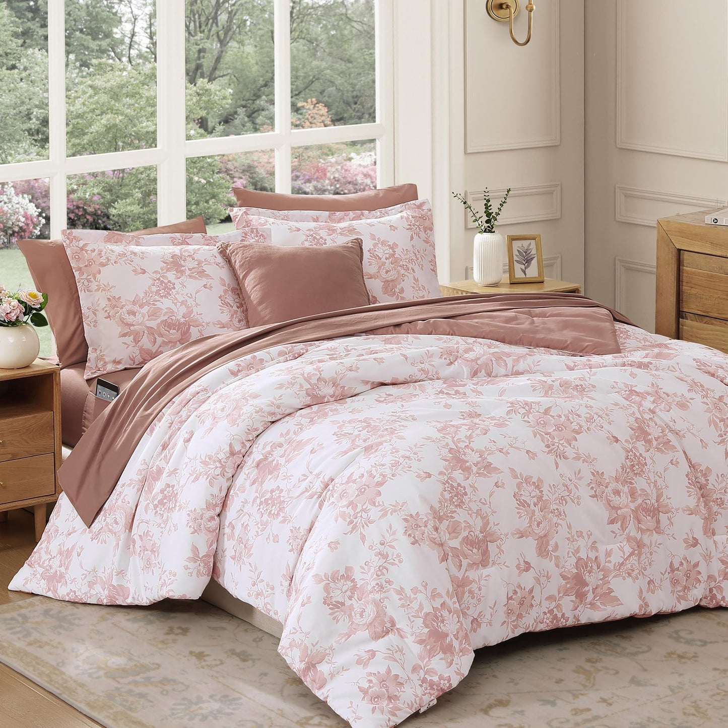 Slumblr® 3-Piece Floral Duvet Cover Set