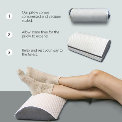 Slumblr® Adjustable Memory Foam Desk Footrest