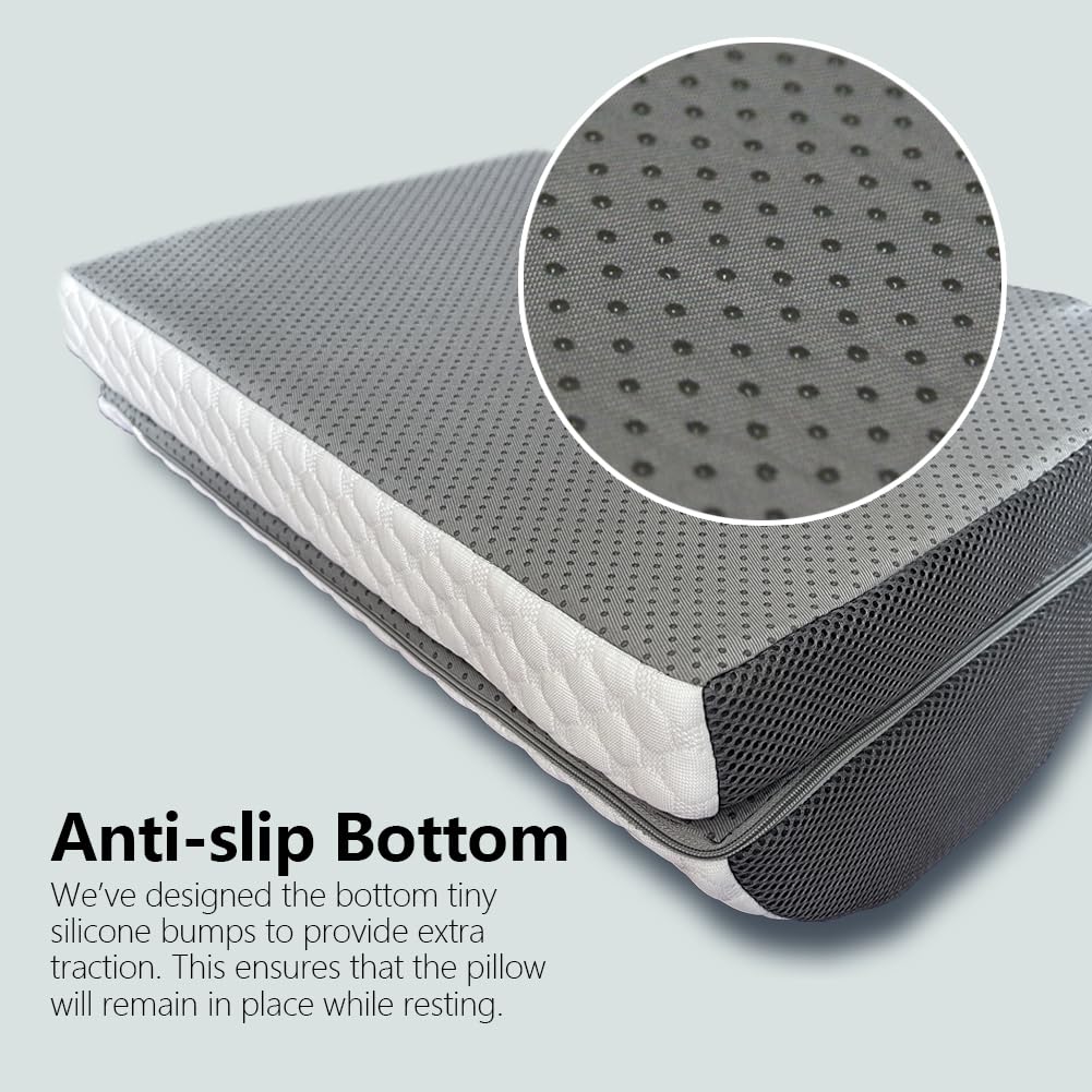 Slumblr® Adjustable Memory Foam Desk Footrest