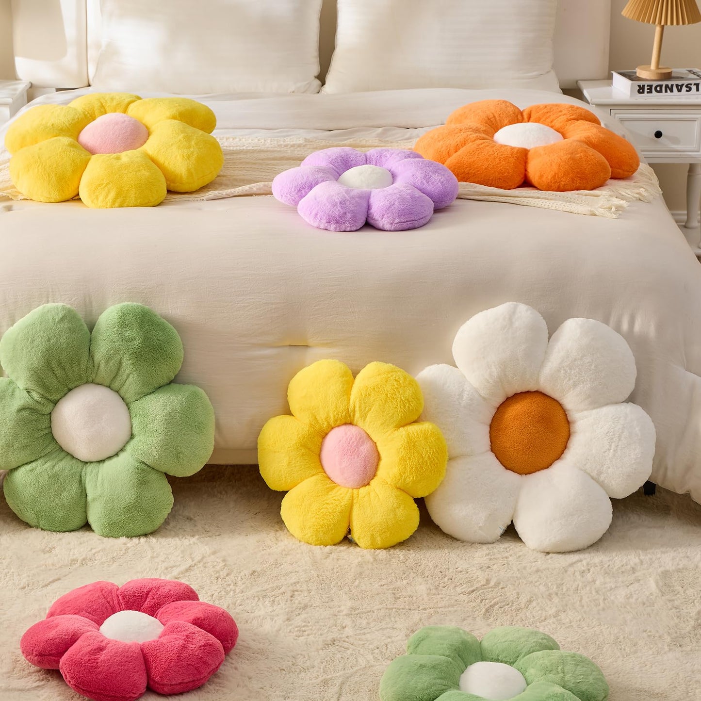 Slumblr® Flower Plush Decorative Cushion
