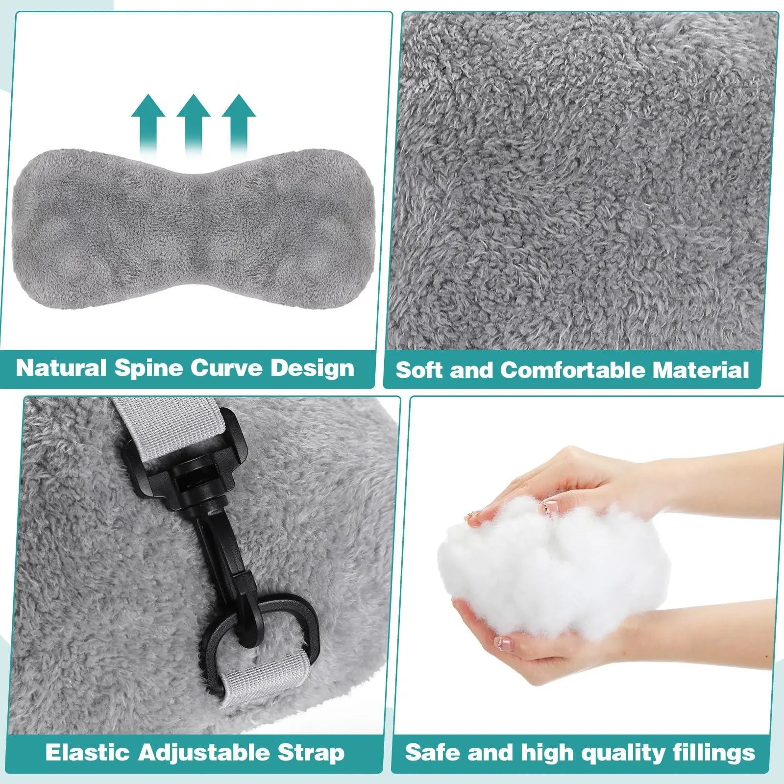 Slumblr® Plush Recliner Travel Cushion Slumblr