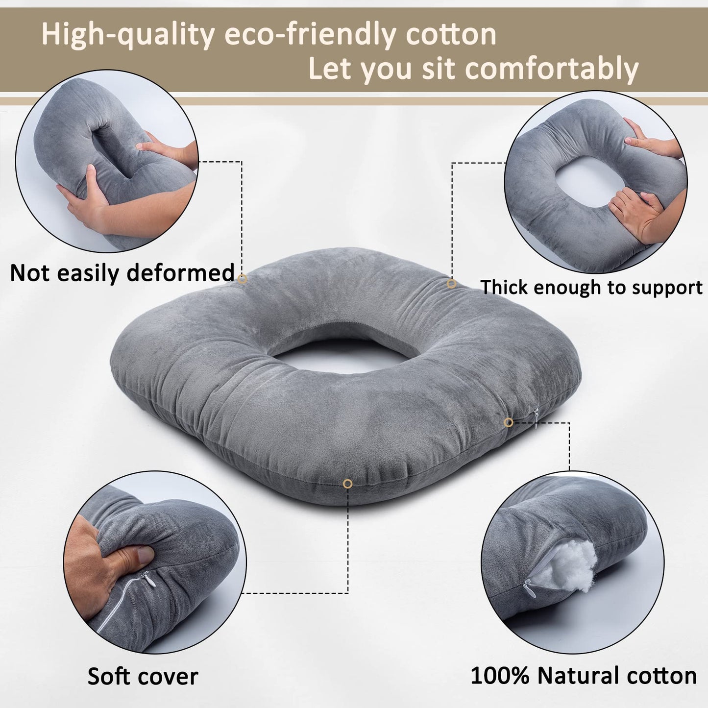 Slumblr® Ergonomic Donut Cushion