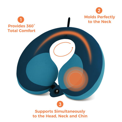 Slumblr® Plush U-Shaped Travel Comfort Pillow