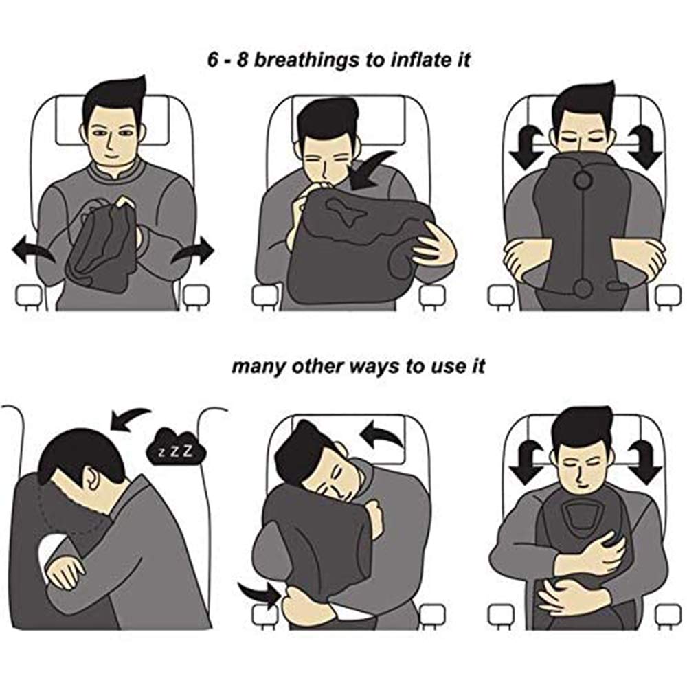 Slumblr® Travel Pillow Inflatable Headrest