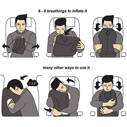 Slumblr® Travel Pillow Inflatable Headrest