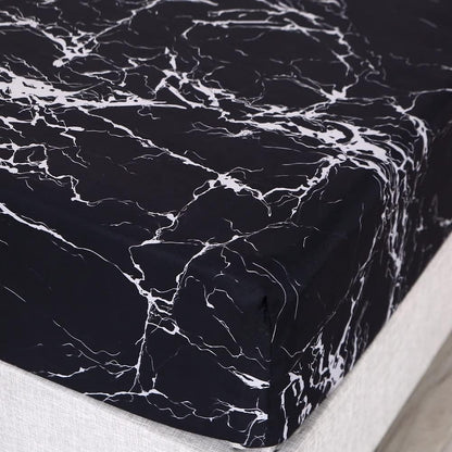 Slumblr® 3-Piece Marble Print Fitted Sheet Set