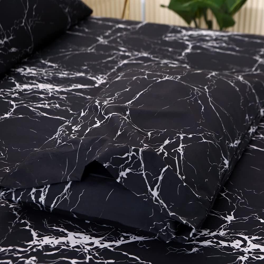 Slumblr® 3-Piece Marble Print Fitted Sheet Set