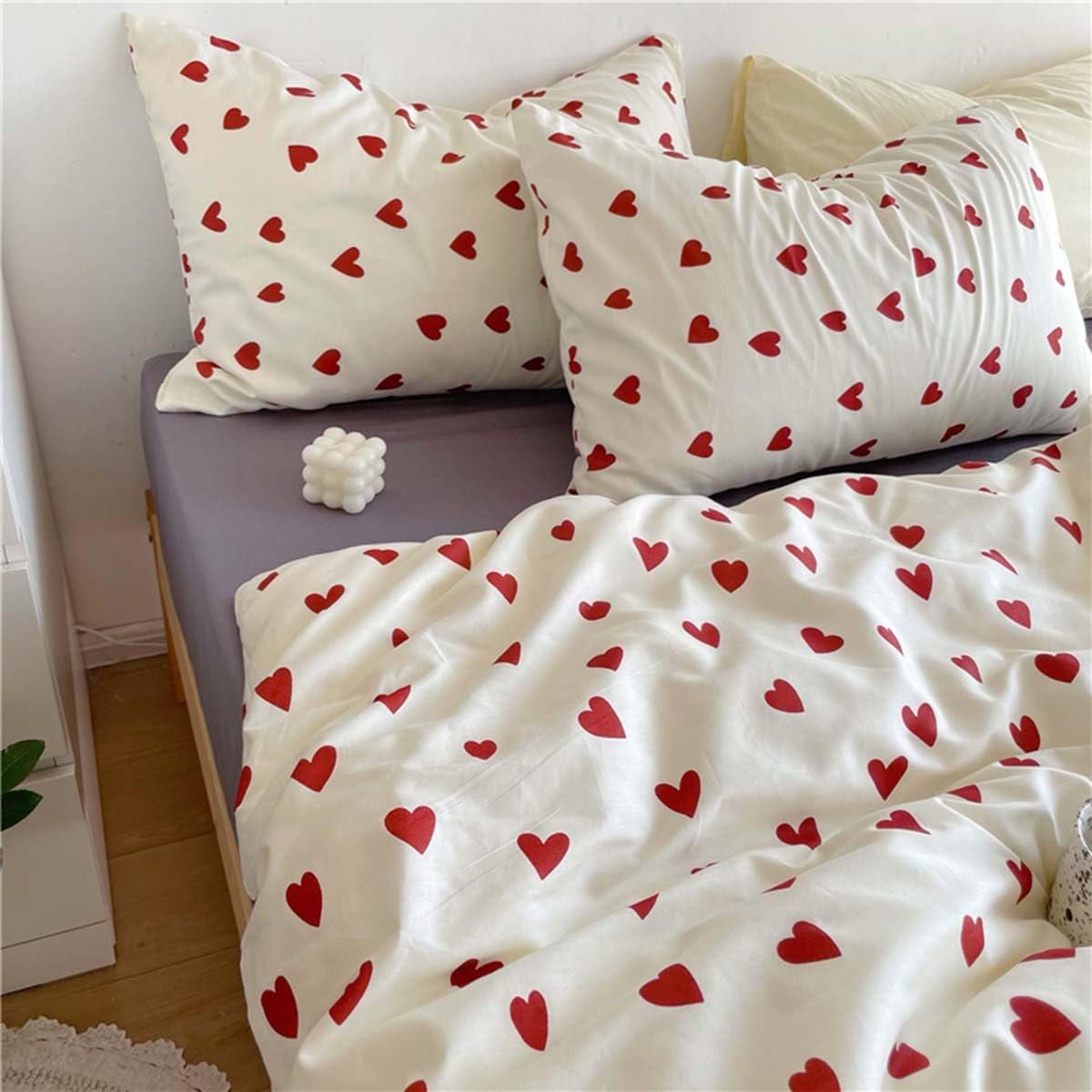 Slumblr® Korean Style Love Heart Bedding Set