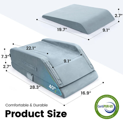 Slumblr® Adjustable Elevation Wedge Cushion