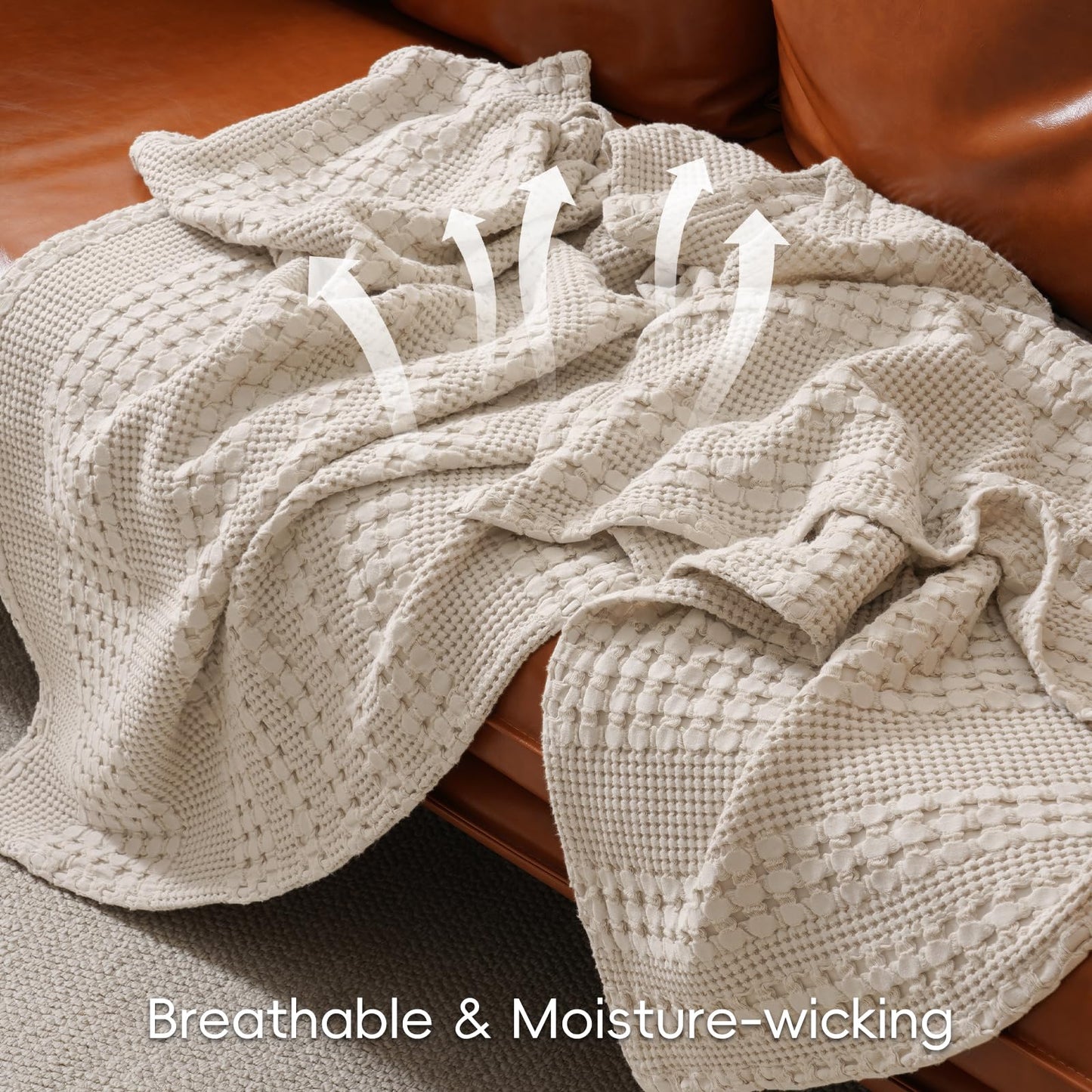 Slumblr® Cotton Waffle Weave Summer Blanket