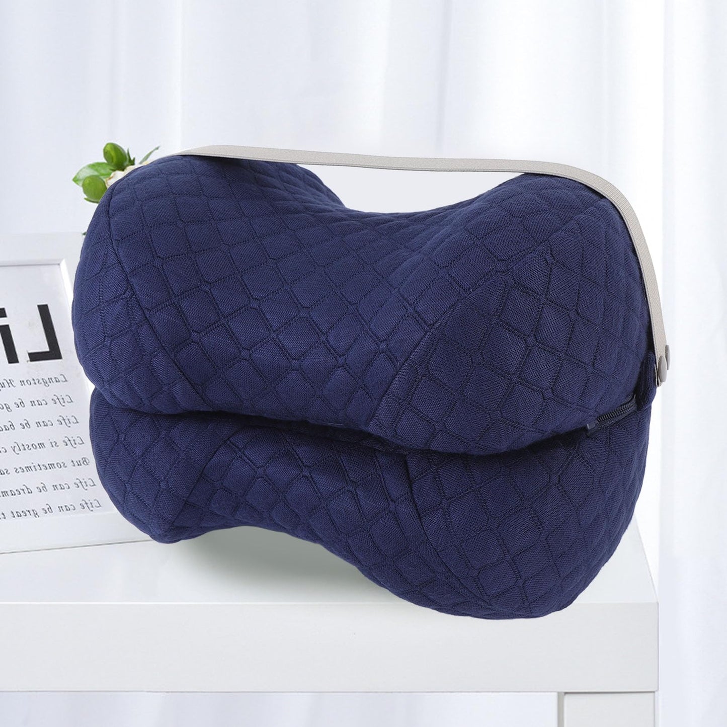 Slumblr® Knitted Memory Foam Leg Pillow