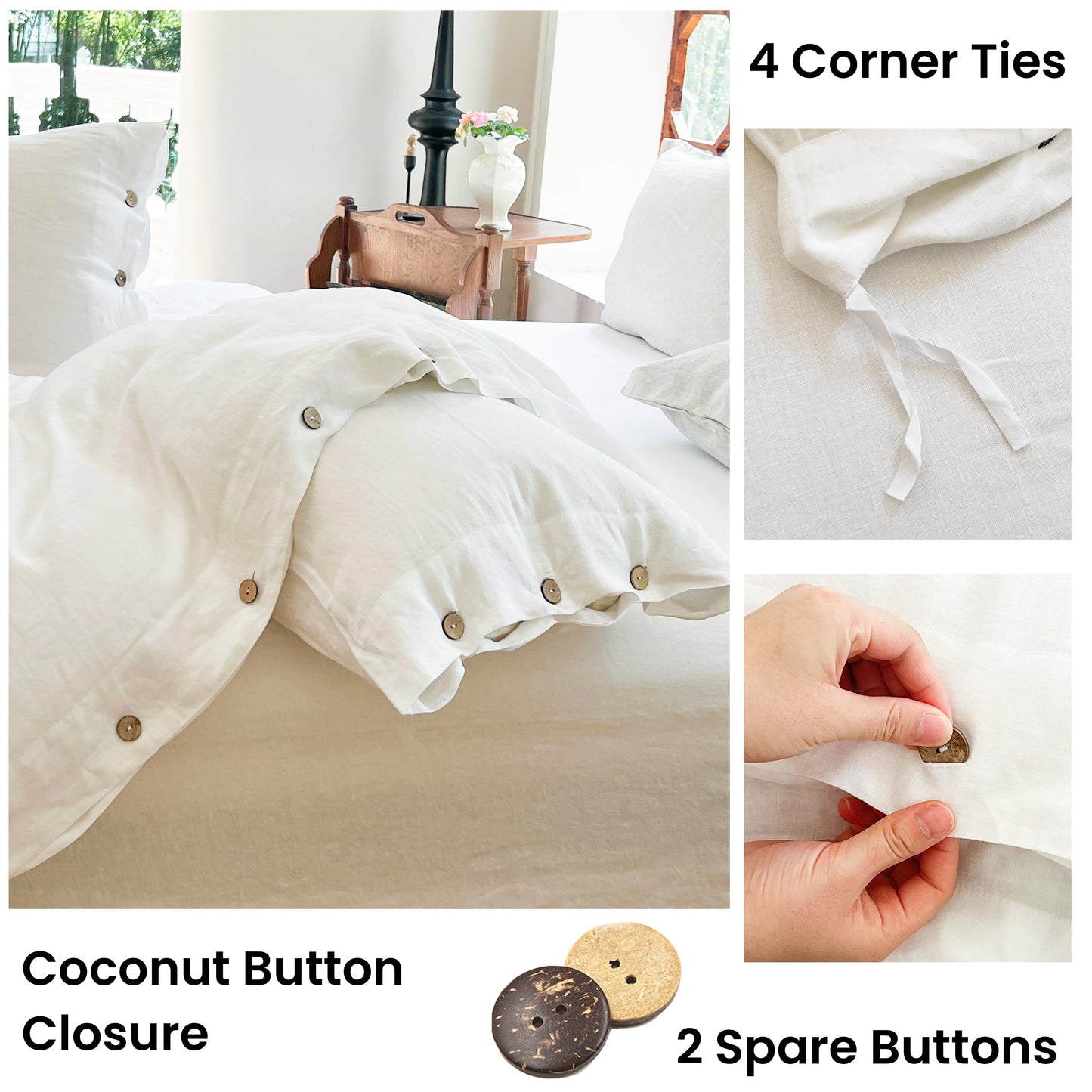 Slumblr® Cotton Solid Duvet Cover Set
