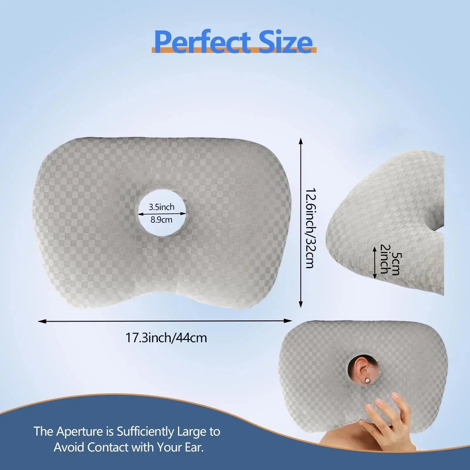 Slumblr® Adjustable Ear Support Pillow Slumblr