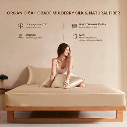 Slumblr® Luxury Mulberry Silk Bedding Set