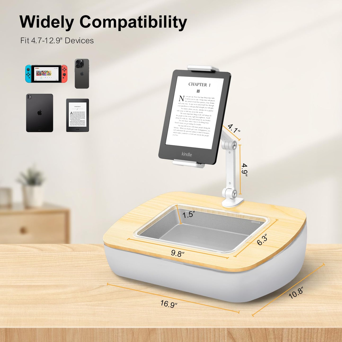 Slumblr® Portable Soft Tablet & Laptop Stand