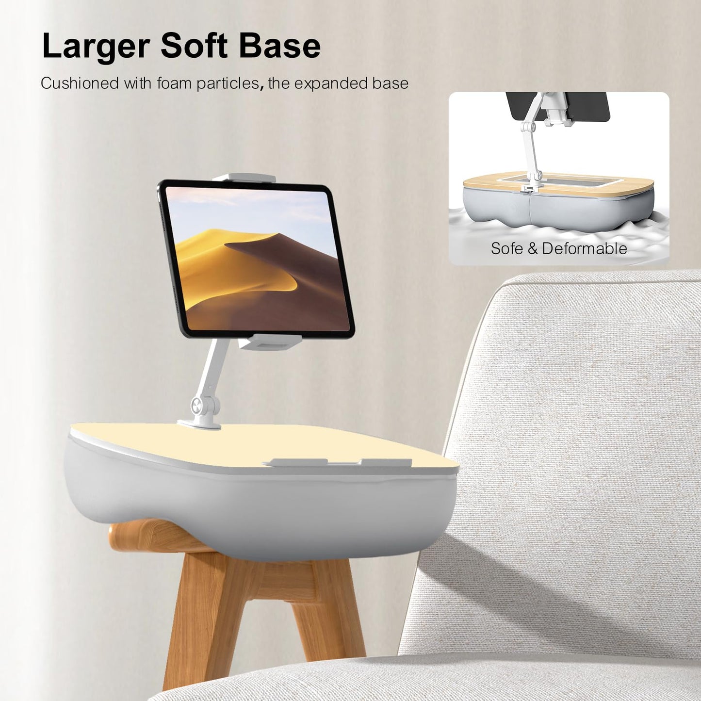 Slumblr® Portable Soft Tablet & Laptop Stand