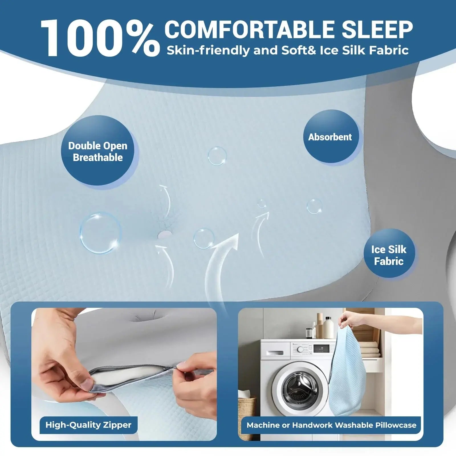 Slumblr® Memory Foam Adjustable Cervical Pillow Slumblr