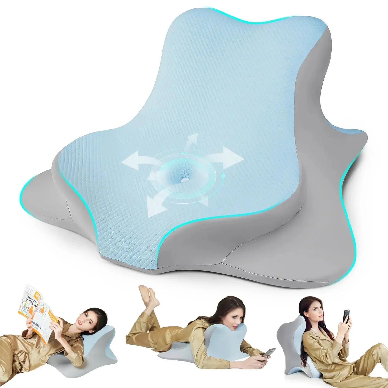 Slumblr® Memory Foam Adjustable Cervical Pillow Slumblr