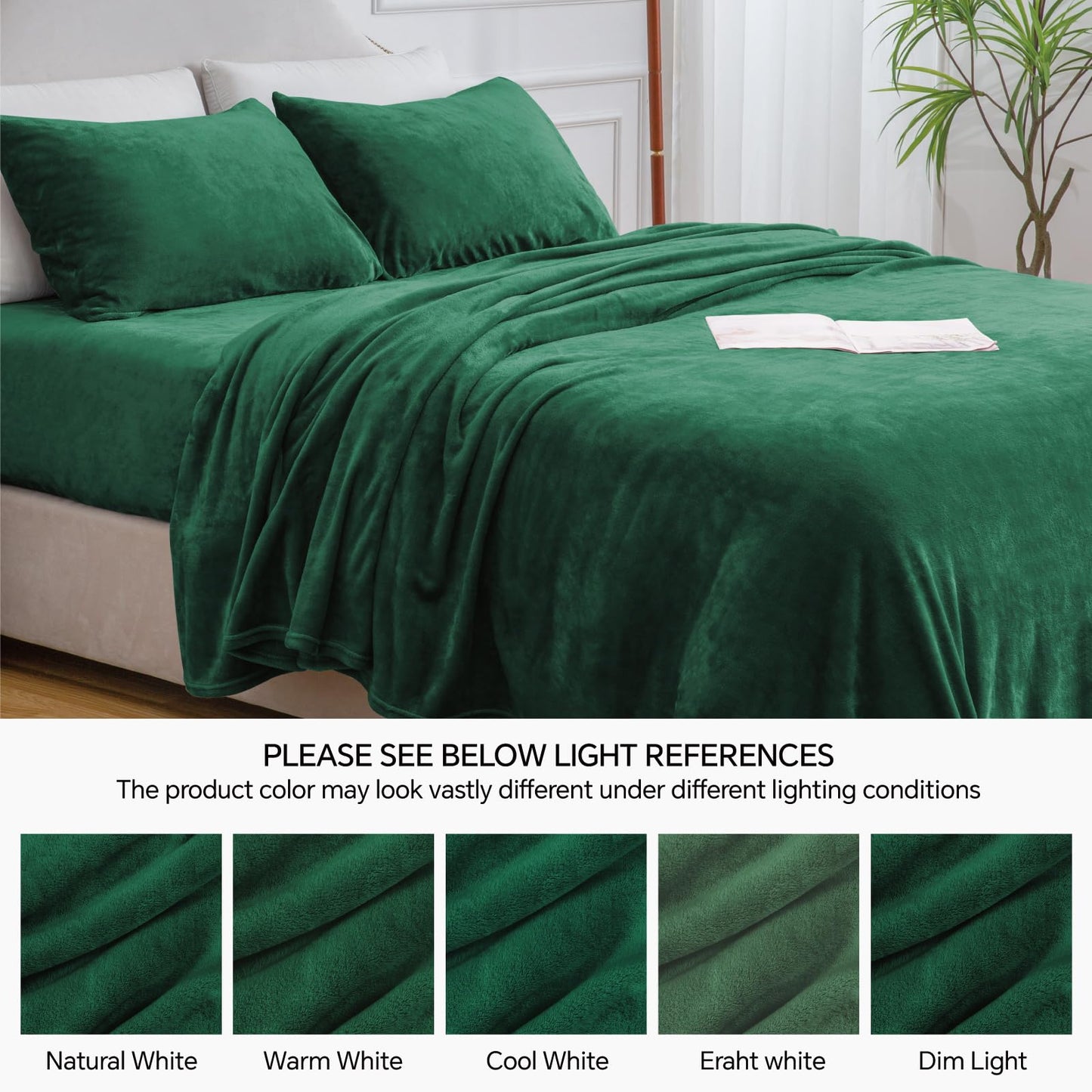 Slumblr® Flannel Fleece Bedding Set