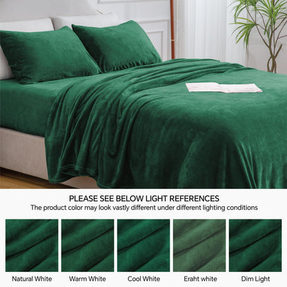 Slumblr® Flannel Fleece Bedding Set
