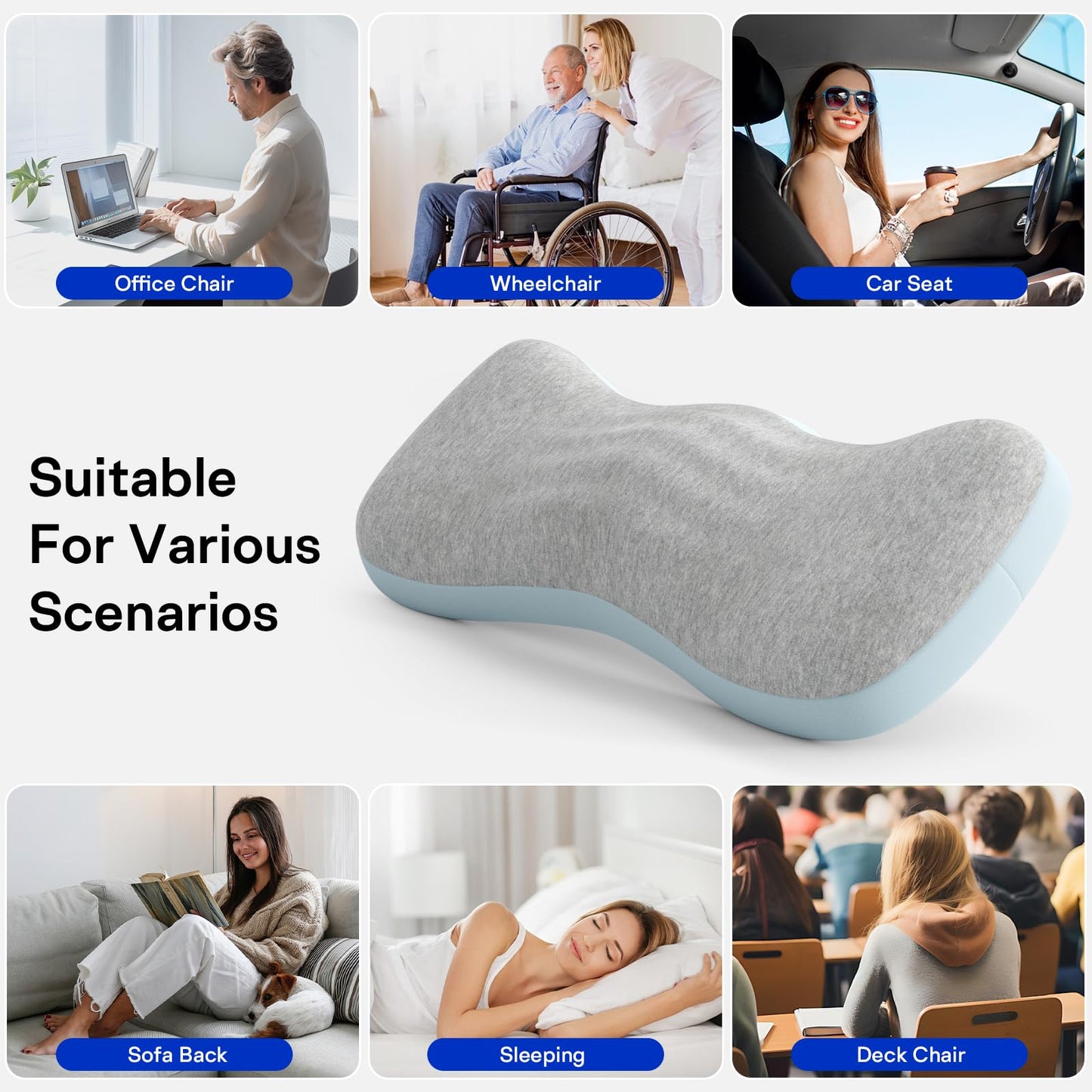 Slumblr® Ergonomic Lumbar Support Cushion