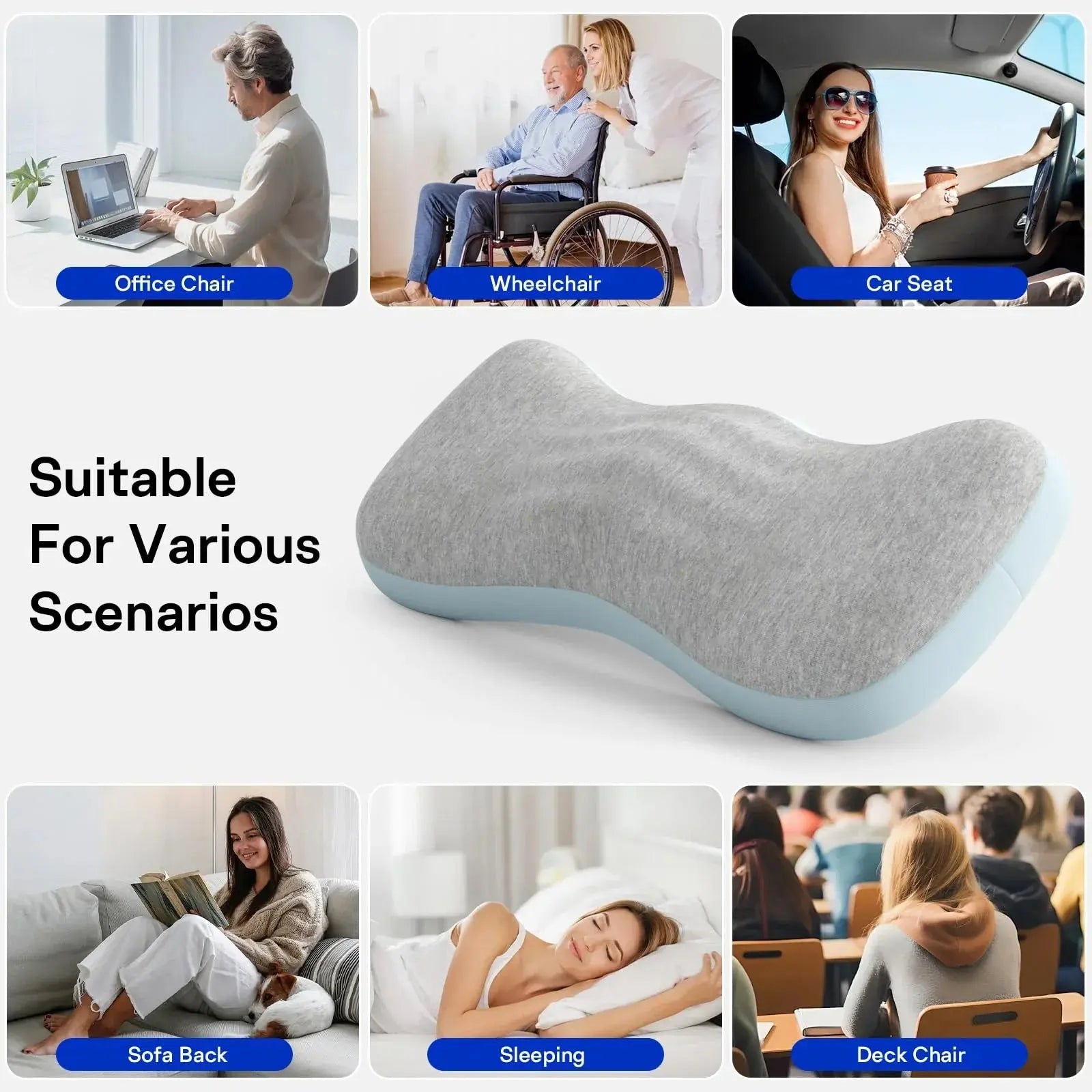 Slumblr® Ergonomic Lumbar Support Cushion Slumblr