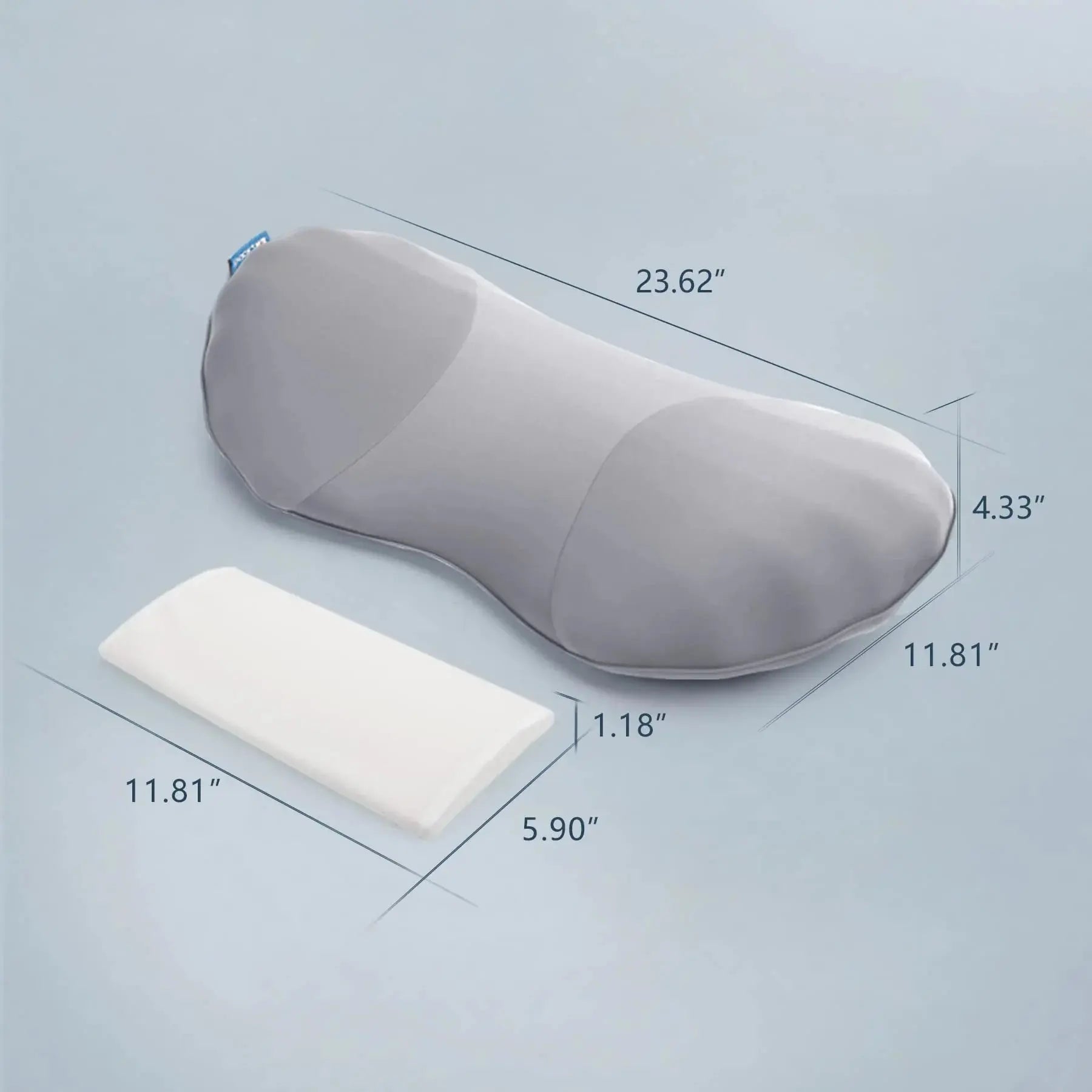 Slumblr® High Rebound Memory Foam Lumbar Pillow Slumblr