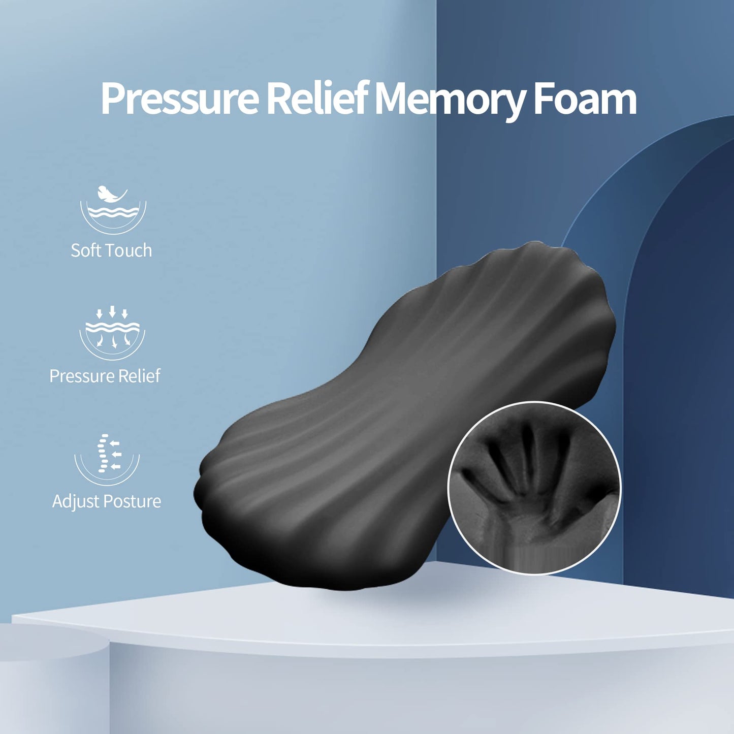 Slumblr® High Rebound Memory Foam Lumbar Pillow