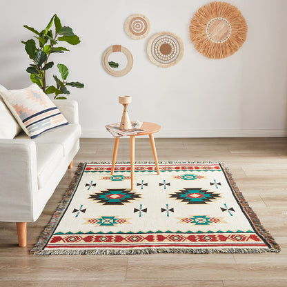 Slumblr® Aztec Boho Woven Throw Blanket