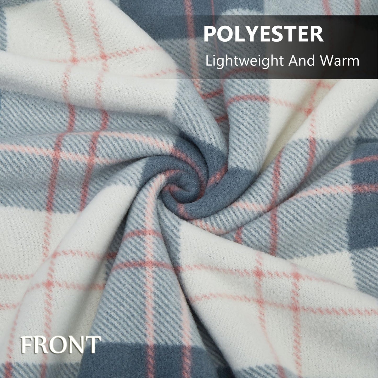 Slumblr® Fleece Wearable Plaid Blanket