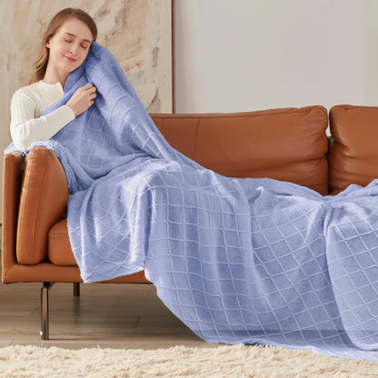 Slumblr® Nordic Knitted Throw Blanket