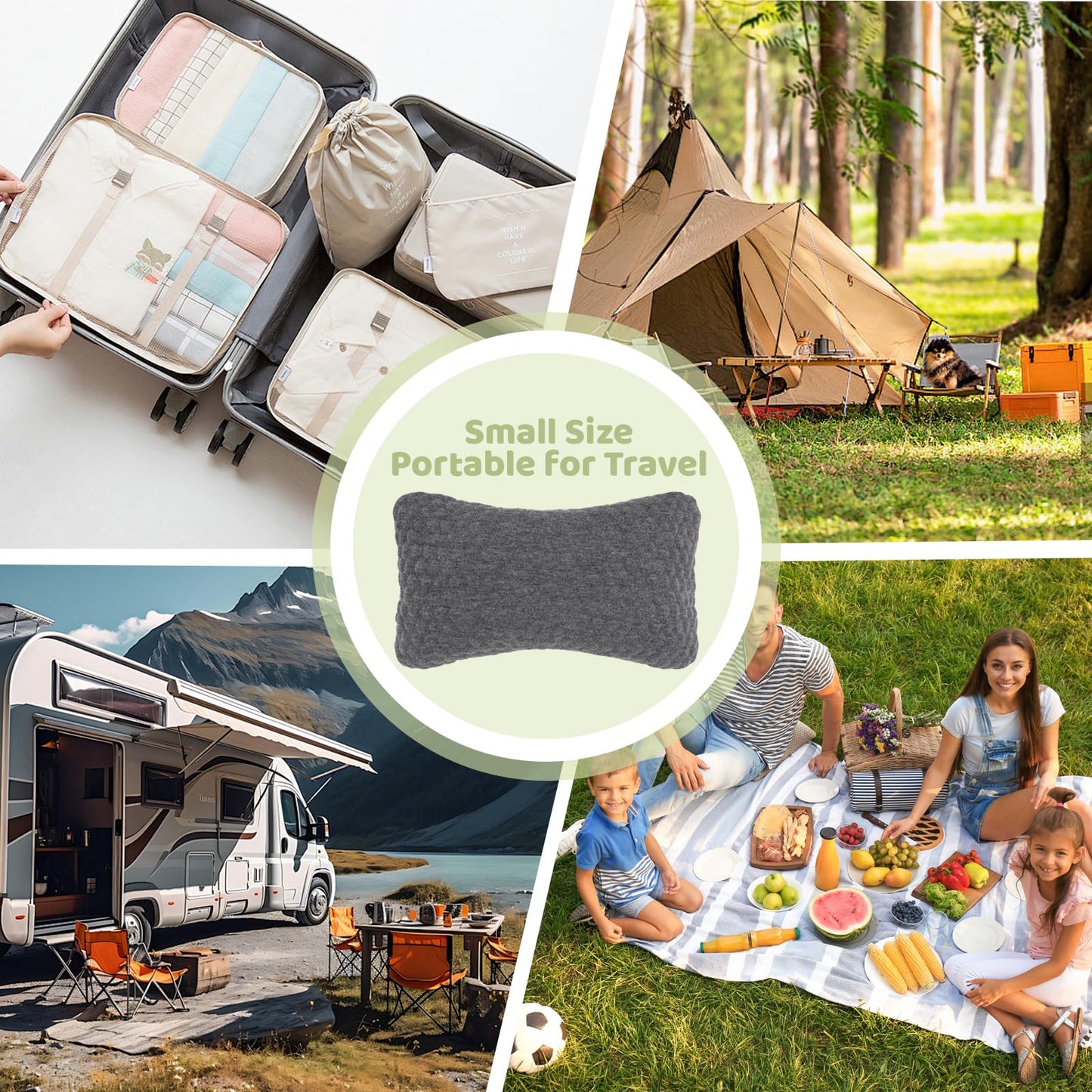 Slumblr® Mini Travel Comfort Pillow (2 Pcs)