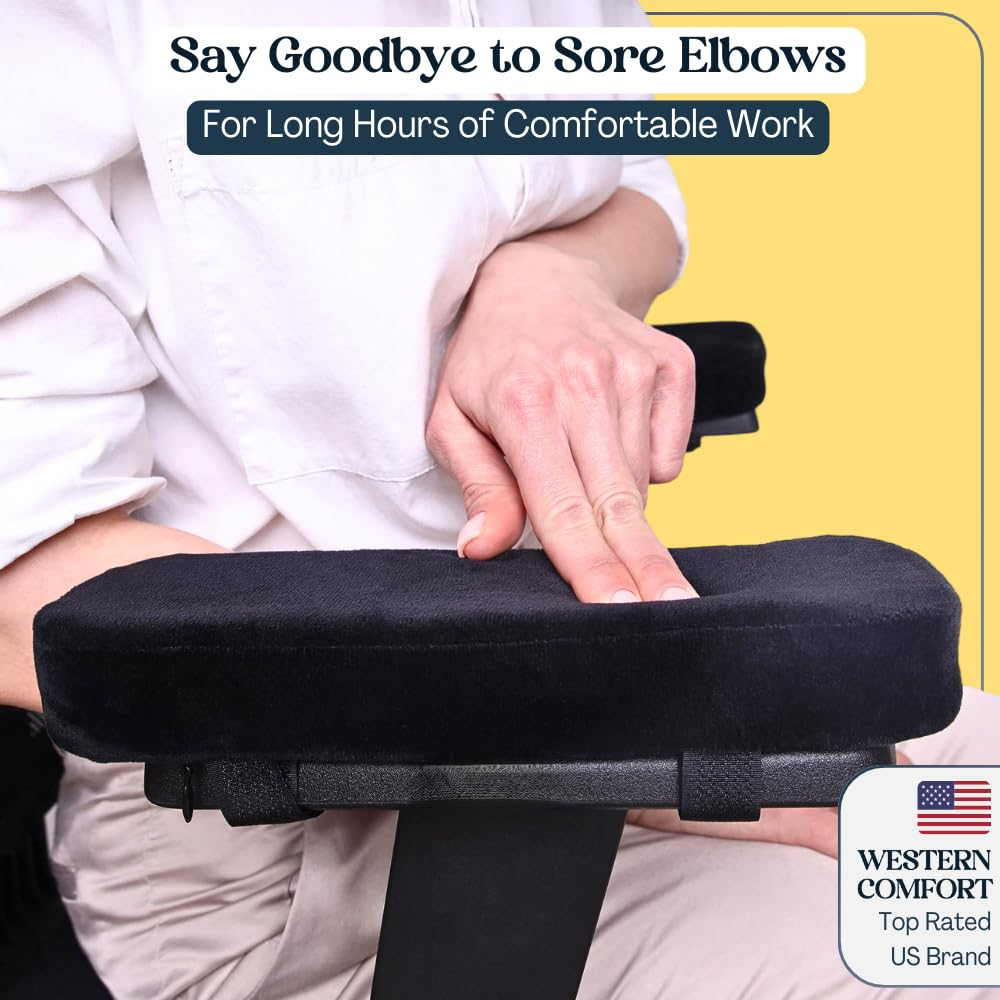 Slumblr® Memory Foam Chair Armrest Pads