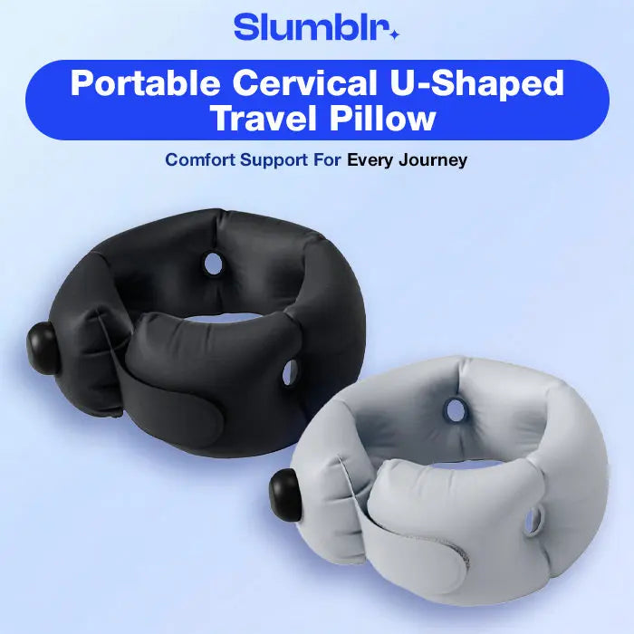 Slumblr® Portable Cervical U-Shaped Travel Pillow