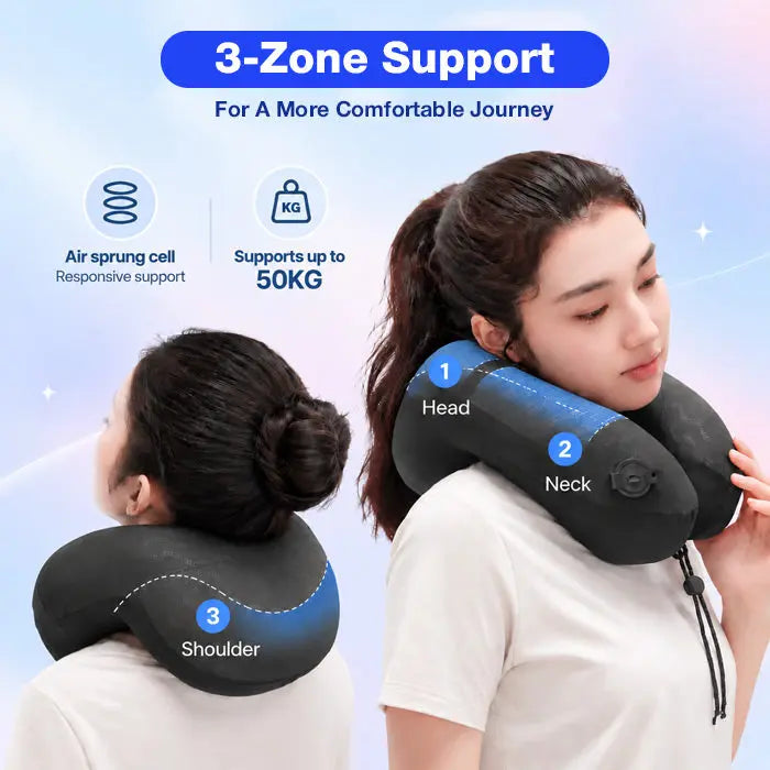 Slumblr® Portable Pocket Travel U-Shaped Pillow