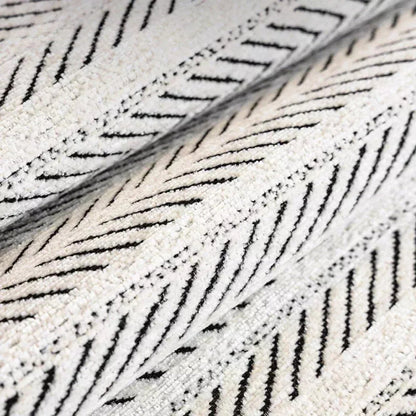 Aurivelle Herringbone Scallop Edge Sofa Cover