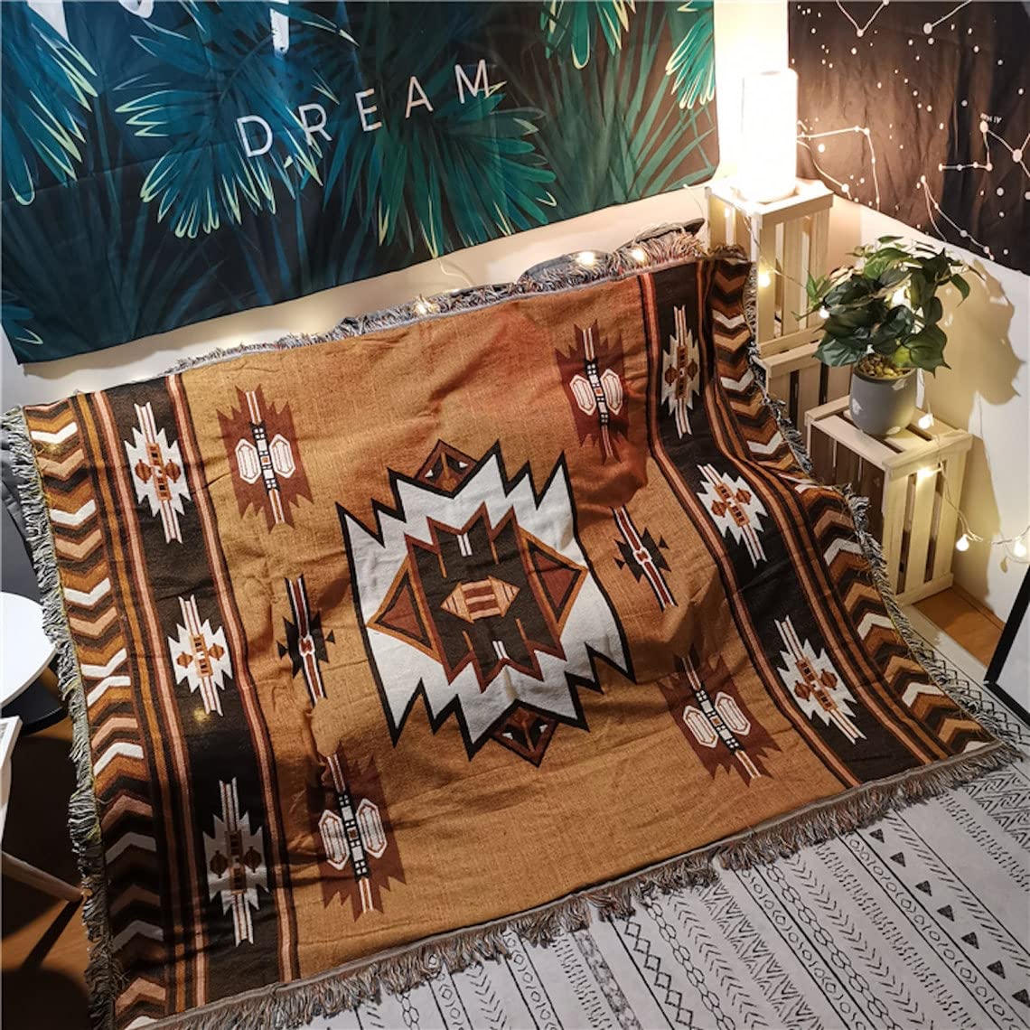 Slumblr® Aztec Boho Woven Throw Blanket
